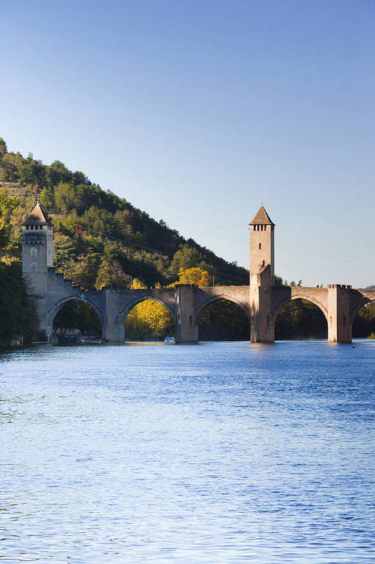 无人,竖图,室外,白天,旅游,法国,欧洲,城镇,桥,摄影,西欧,卡奥尔,秋天,彩图,旅行,洛特河