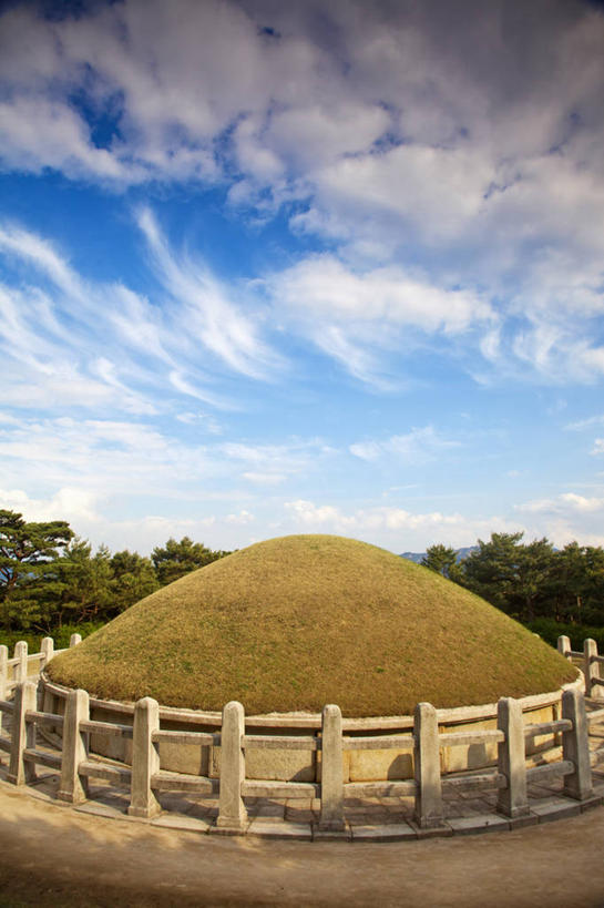 无人,竖图,室外,白天,旅游,韩国,亚洲,历史,地标建筑,摄影,坟墓,东亚,朝鲜半岛,彩图,旅行