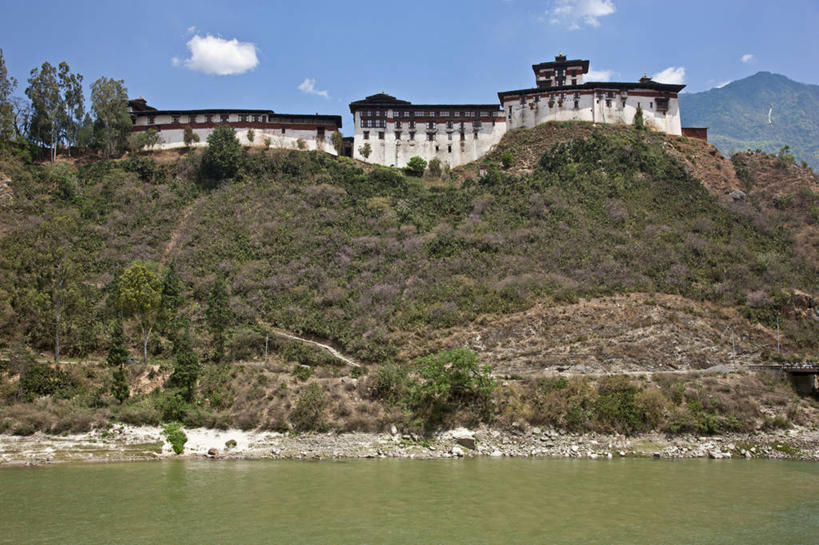 无人,横图,室外,白天,旅游,度假,美景,建筑,不丹,景观,娱乐,自然,享受,休闲,景色,放松,摄影,宗教建筑,要塞,自然风光,修道院,旺杜波德朗,彩图