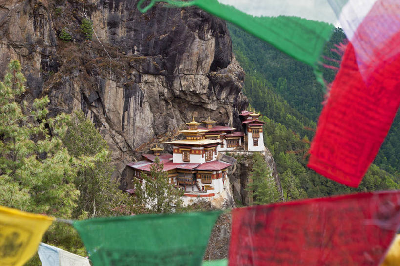 无人,横图,室外,白天,旅游,度假,美景,建筑,不丹,亚洲,景观,悬崖,娱乐,经幡,自然,享受,休闲,景色,放松,摄影,佛教,自然风光,修道院,东亚文化,喜马拉雅山脉,印度次大陆,巴罗,岩石,彩图