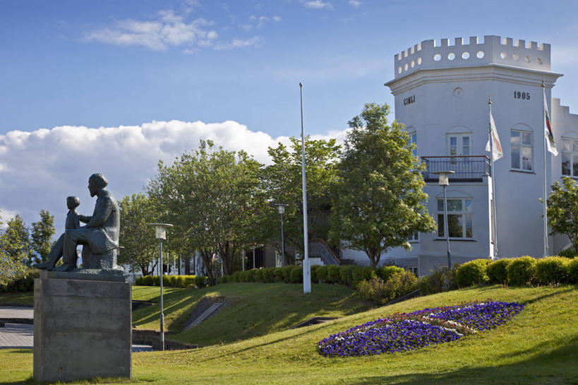 无人,横图,室外,白天,建筑,雕塑,冰岛,首都,摄影,雷克雅未克,彩图