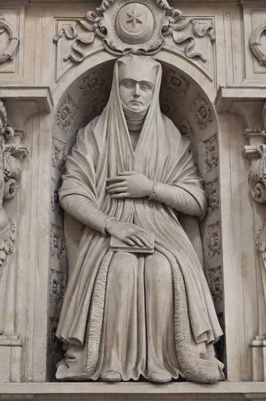 无人,教堂,竖图,室外,白天,欧洲,波兰,雕像,摄影,宗教建筑,祭坛,巴洛克风格,哥特式风格,克拉科夫,修女,彩图