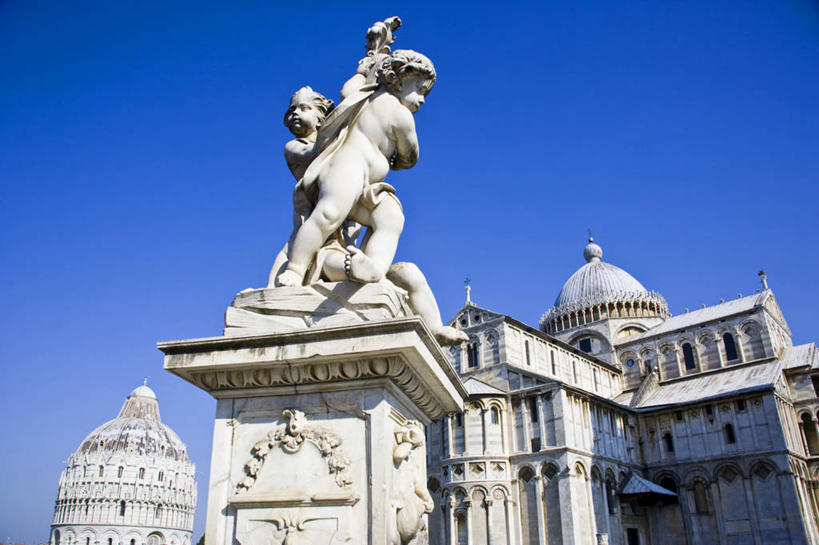 横图,建筑,喷泉,雕塑,意大利,欧洲,艺术,装饰,雕像,地标建筑,摄影,小天使,比萨,手艺,意大利文化,托斯卡纳区,美术工艺,彩图,旅行