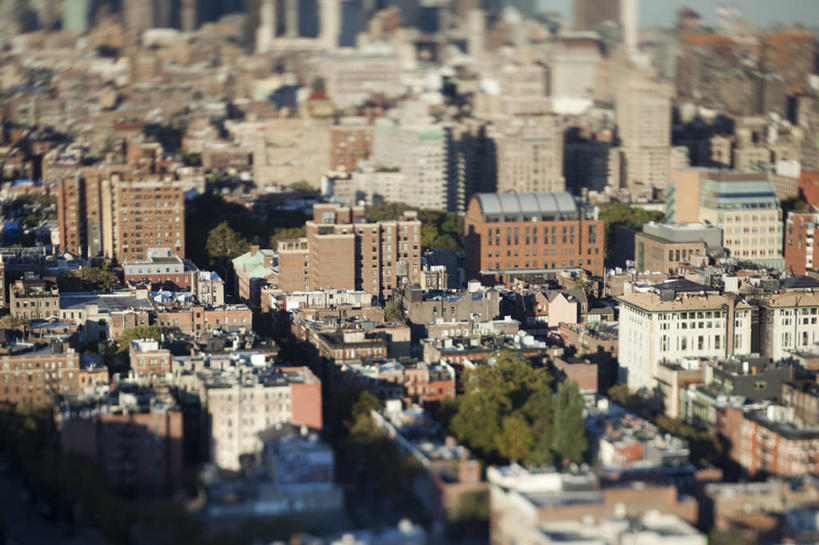 无人,横图,俯视,室外,白天,建筑,日光,纽约,美国,曼哈顿,树,地标建筑,摄影,反差,格林威治村,彩图,高角度拍摄