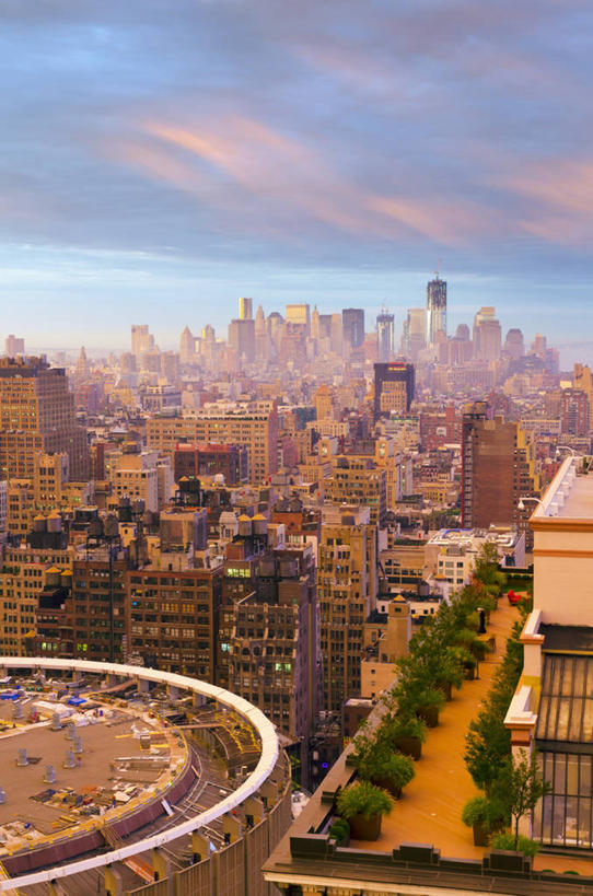 无人,花园,竖图,俯视,室外,白天,城市,建筑,摩天大楼,纽约,美国,屋顶,曼哈顿,摄影,北美,北美洲,美洲,市区,纽约市,纽约州,帝国之州,帝国州,北亚美利加洲,亚美利加洲,麦迪逊广场,麦迪逊广场花园,金融区,彩图,高角度拍摄,美利坚合众国,曼哈顿区,纽约县,曼哈顿岛