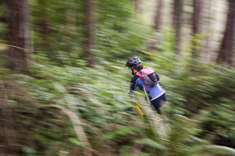 成年人,中年人,一个人,横图,室外,白天,运动模糊,运动服,旅游,度假,探险,旅途,美景,森林,仅一个女性,仅一个人,头饰,景观,山地车,娱乐,背面,自然,仅一个中年女性,享受,休闲,景色,放松,摄影,灌木,迅速,自然风光,自行车头盔,冒险,女人,女性,中年女性,彩图