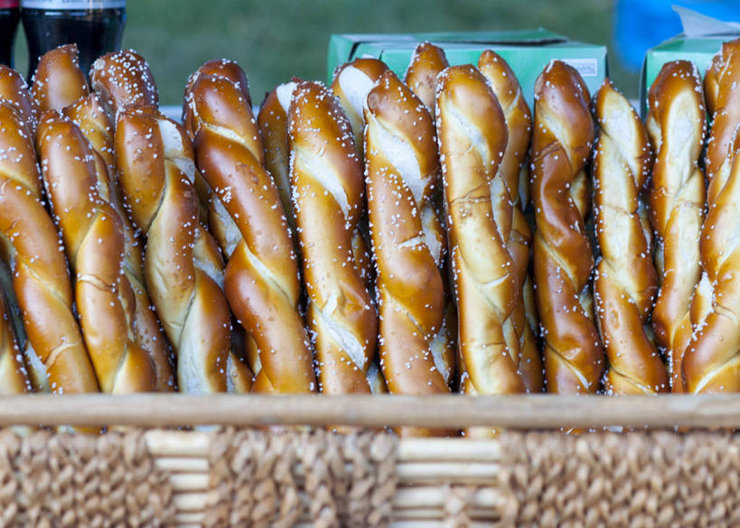 无人,横图,室内,特写,美国,一排,许多,丰富,整齐,篮子,食品,很多,饮食,排列,摄影,队列,清新,椒盐饼干,彩图