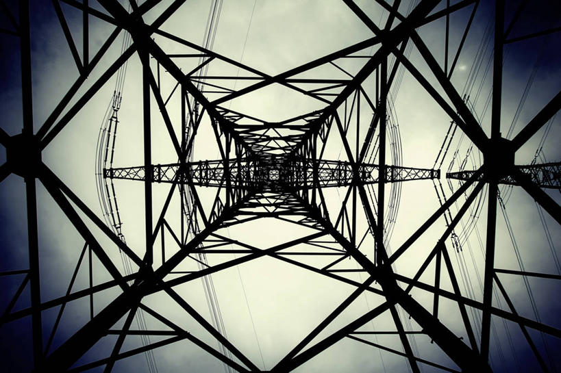 无人,横图,室外,白天,建筑,德国,联系,注视,观察,看,摄影,能源,观看,察看,关注,万里无云,彩图,兰茨胡特,输电塔,晕影