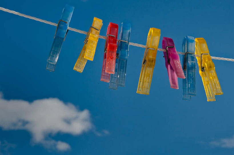 无人,横图,室外,白天,挪威,塑胶,云,首都,洗衣服,天空,晾衣服,摄影,多样,衣夹,奥斯陆,彩图