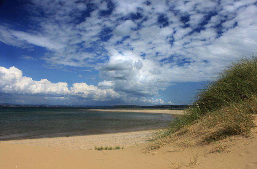 无人,横图,室外,白天,河流,美景,英国,沙子,景观,云,草,风景,天空,自然,景色,摄影,宁静,自然风光,威尔士,高尔半岛,海滩,彩图,斯旺西市