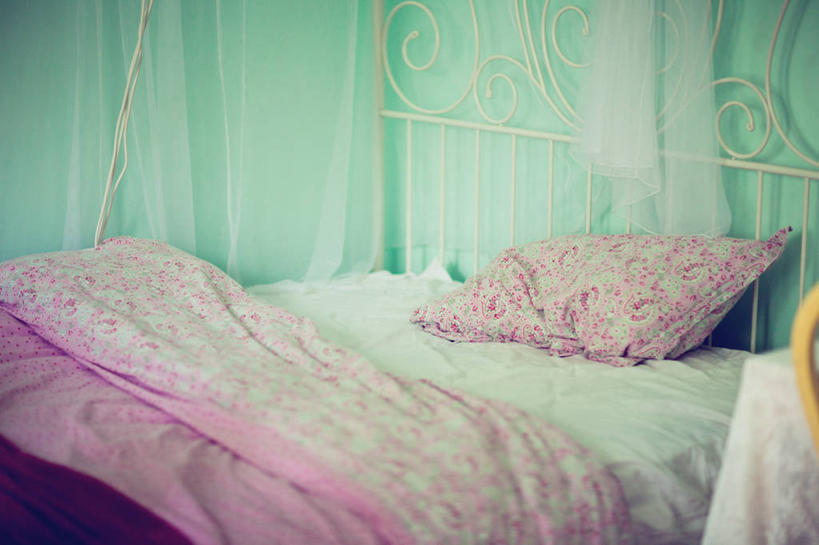 无人,横图,室内,窗帘,床,卧室,加拿大,房屋,床单,枕头,放松,摄影,华贵,式样,亚伯达,彩图