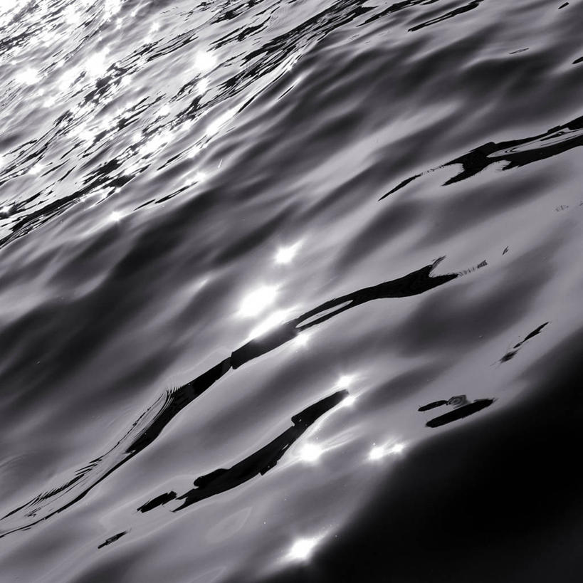 无人,方图,黑白,特写,河流,日落,水,东京,日本,波纹,反射,光线,光芒,首都,摄影