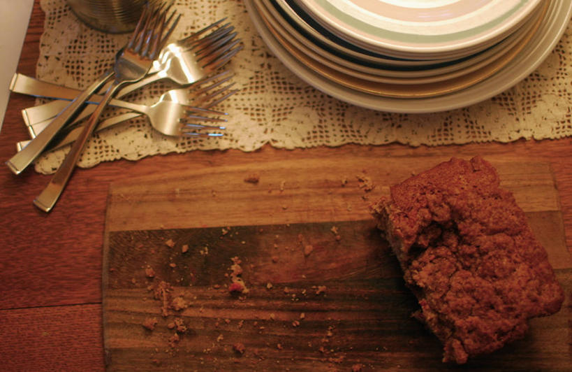 面包,无人,横图,俯视,室内,特写,烘焙,美国,堆叠,木制,叉,案板,饮食,盘子,摄影,长面包,北美,北美洲,清新,美洲,健康食物,佛蒙特州,佛蒙特,绿岭之州,北亚美利加洲,亚美利加洲,彩图,高角度拍摄,香蕉蛋糕,美利坚合众国