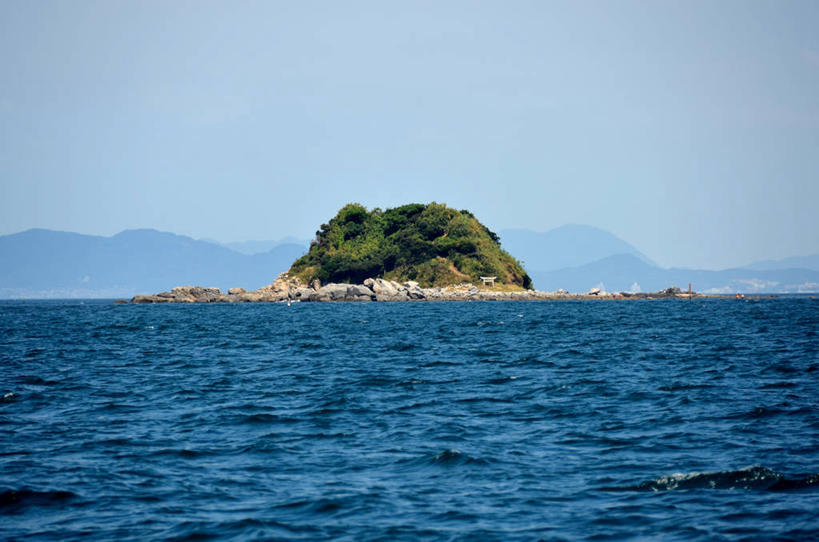 无人,横图,室外,白天,海洋,美景,山脉,日本,岛,景观,风景,自然,景色,摄影,宁静,自然风光,万里无云,福冈,岩石,彩图