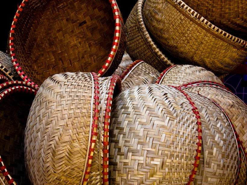 无人,横图,室外,白天,越南,亚洲,许多,丰富,篮子,市场,很多,纺织,零售,摄影,东南亚,越南社会主义共和国,彩图,老街省,沙坝县