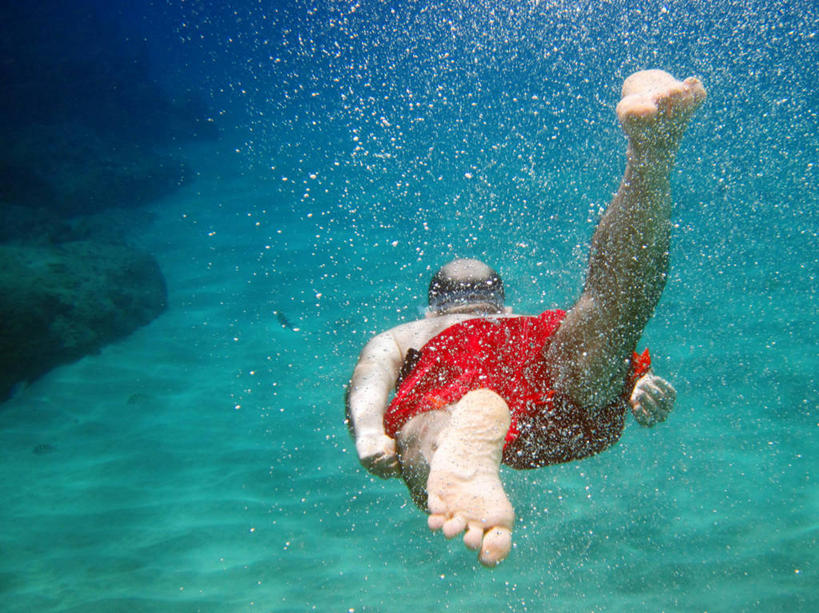 游泳,成年人,一个人,横图,探险,水下,海洋,美国,仅一个男性,短裤,自然,摄影,太平洋,享乐,夏威夷群岛,浮潜,太平洋岛屿,冒险,彩图,毛伊岛,发际线后移