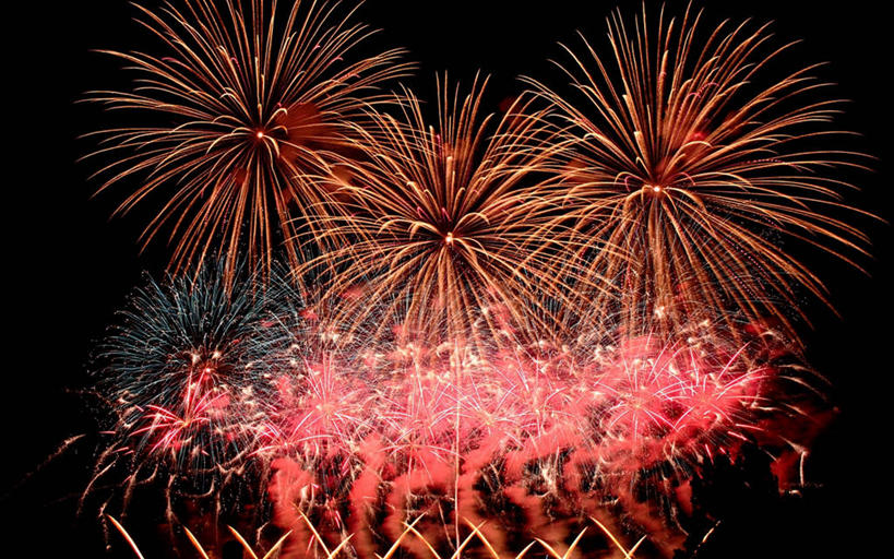 无人,横图,室外,夜晚,爆炸,炸药,日本,亚洲,庆祝,日本文化,发光,焰火,摄影,照亮,东亚,本州,本州岛,日本国,中部地方,新潟,新潟县,式样,长冈,彩图