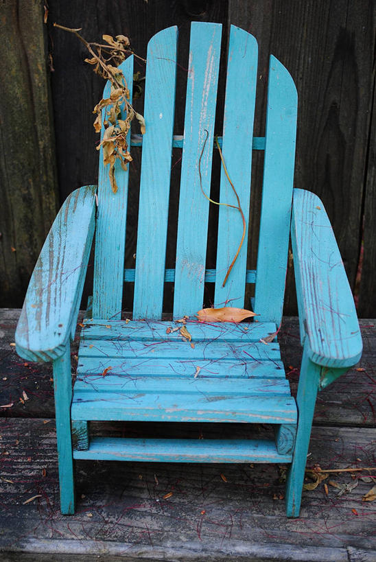 无人,竖图,室外,特写,白天,叶子,椅子,美国,小的,木制,木椅,躺椅,一个,蓝色,摄影,单个,宁静,加利福尼亚,彩图