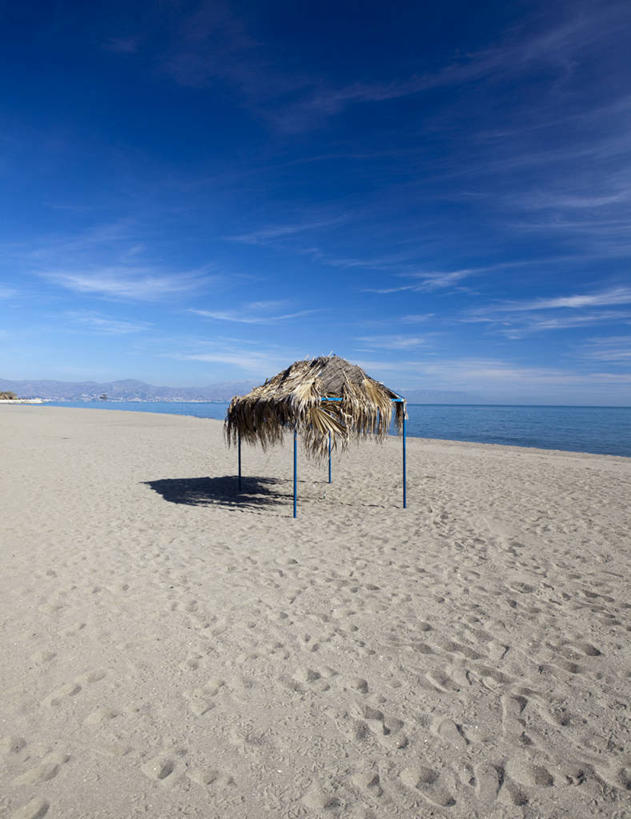 无人,竖图,室外,白天,海洋,西班牙,沙子,云,天空,自然,摄影,宁静,阿尔梅里亚,海滩,彩图,小屋