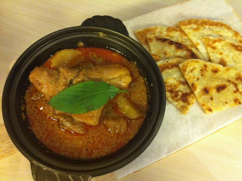 面包,无人,横图,俯视,室内,新加坡,肉,食品,首都,咖喱,饮食,摄影,清新,健康食物,泰国文化,新加坡市,彩图,高角度拍摄,装饰菜