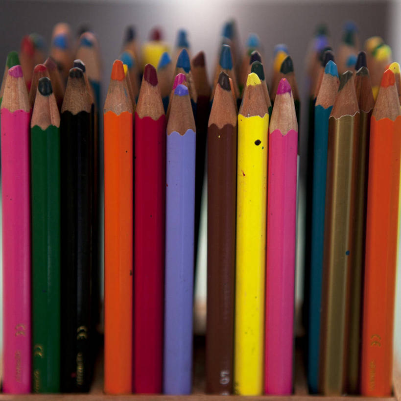 无人,方图,室内,德国,一排,许多,丰富,整齐,很多,排列,铅笔,摄影,多样,简单,队列,选择,彩图,彩色铅笔