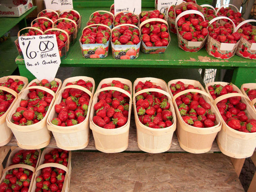 无人,横图,室外,白天,重复,草莓,水果,加拿大,一排,丰富,整齐,篮子,数字,食品,市场,首都,饮食,排列,摄影,队列,清新,价格标签,健康食物,渥太华,彩图