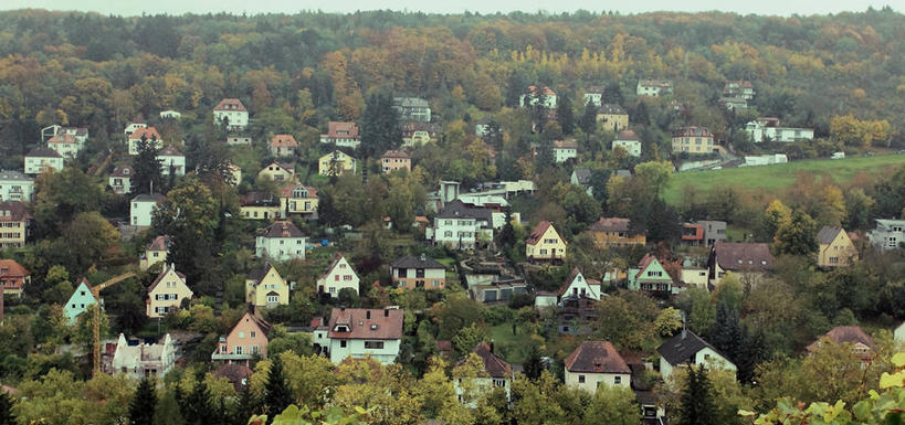 无人,横图,全景,俯视,室外,白天,建筑,德国,房屋,树,风景,社区,摄影,彩图,高角度拍摄,广角
