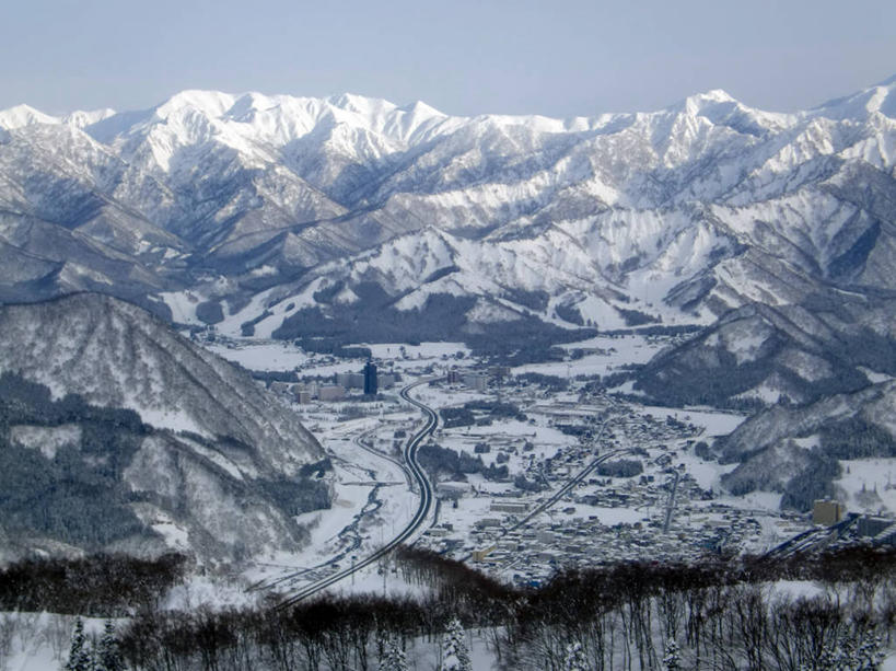 无人,横图,室外,白天,美景,山,山脉,雪,雪山,日本,亚洲,景观,风景,天空,自然,滑雪场,景色,寒冷,摄影,宁静,自然风光,东亚,本州,本州岛,日本国,中部地方,新潟,新潟县,汤泽,自然地理,彩图