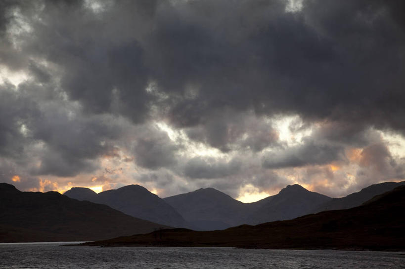 无人,横图,室外,日落,山脉,暴风雨,英国,乌云,中环,风景,自然,摄影,宁静,阿尔卑斯,彩图