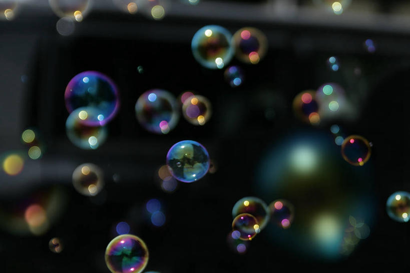 无人,横图,室外,特写,夜晚,长野县,日本,许多,丰富,圆形,肥皂泡,很多,半空,摄影,脆弱,彩图