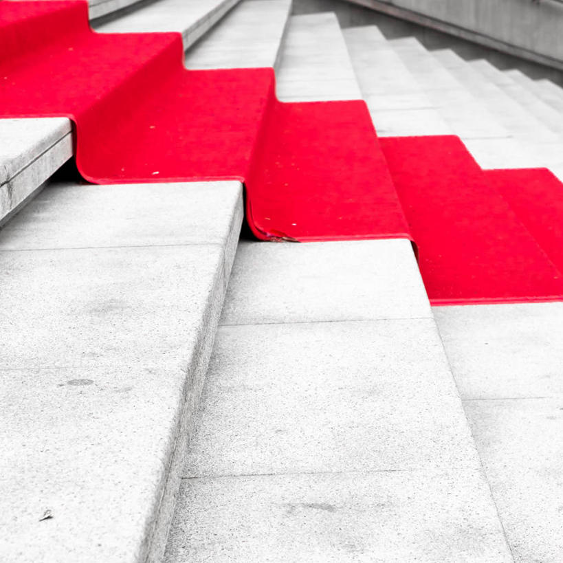 无人,方图,分离着色,室外,白天,地毯,准备,台阶,红色,摄影,宁静,彩图