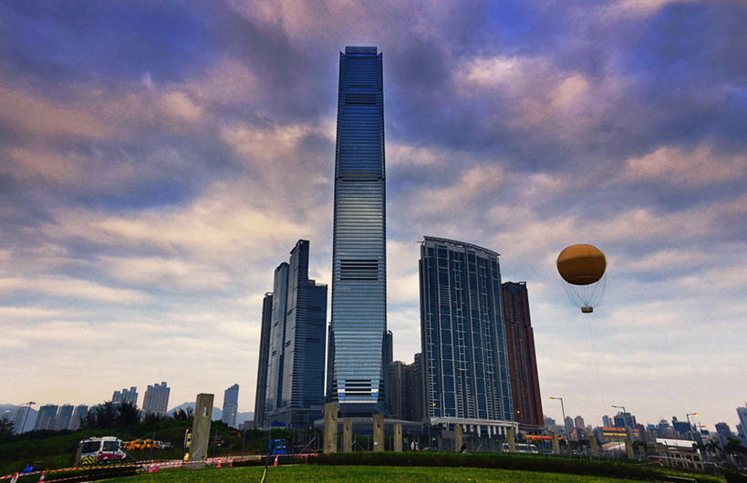 无人,横图,室外,白天,度假,美景,城市风光,城市,建筑,摩天大楼,香港,景观,云,娱乐,现代,天空,热气球,地标建筑,享受,休闲,景色,放松,摄影,中国文化,发展,九龙,彩图