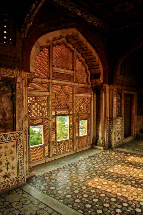 无人,竖图,室内,白天,窗户,地板,建筑,日光,巴基斯坦,历史,地标建筑,摄影,要塞,式样,拉合尔,彩图