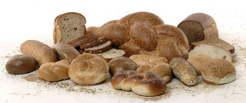 面包,无人,横图,全景,特写,白色背景,烘焙,以色列,许多,丰富,很多,饮食,摄影,多样,小圆面包,彩图,影棚拍摄