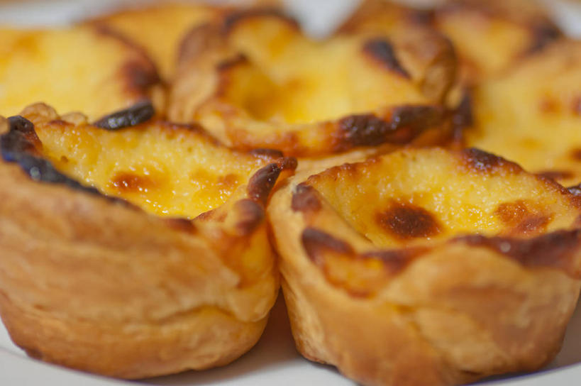 无人,横图,特写,白色背景,葡萄牙,食品,首都,饮食,里斯本,摄影,酥皮糕点,彩图,影棚拍摄,多义词