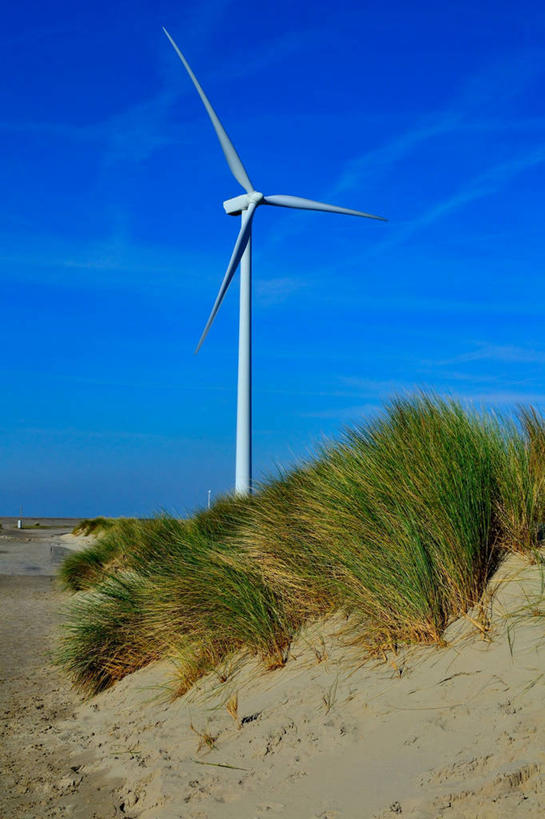 无人,竖图,室外,白天,荷兰,风力,沙子,云,草,摄影,能源,替代能源,环境保护,北海,泽兰省,海滩,彩图