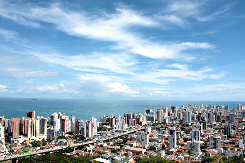 无人,横图,室外,白天,度假,海洋,美景,天际线,城市风光,城市,建筑,巴西,景观,水平线,云,桥,联系,娱乐,天空,享受,休闲,景色,放松,摄影,圣埃斯皮里图州,彩图