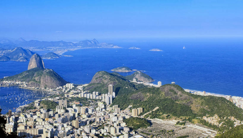 无人,横图,室外,白天,海洋,巴西,风景,自然,摄影,宁静,里约热内卢,甜面包山,彩图