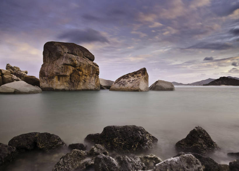 无人,横图,室外,旅游,度假,海洋,美景,日落,越南,景观,云,巨石,娱乐,风景,天空,自然,享受,休闲,景色,放松,摄影,巨大,庞大,宁静,岩层,自然风光,火山岩,宏大,硕大,伟大,宁顺,岩石,彩图