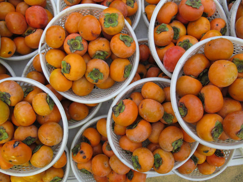 无人,横图,俯视,室内,特写,柿子,水果,日本,许多,丰富,篮子,很多,饮食,摄影,清新,健康食物,崎玉县,彩图,高角度拍摄