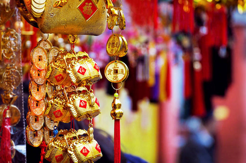 无人,横图,室外,特写,夜晚,运气,香港,吊挂,悬挂,文字,挂,汉字,零售,摄影,多样,护身符,中国文化,九龙,彩图