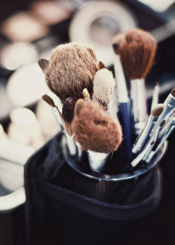 无人,竖图,室内,特写,白天,许多,丰富,很多,化妆刷,容器,摄影,多样,化妆用品,选择,立陶宛共和国,彩图