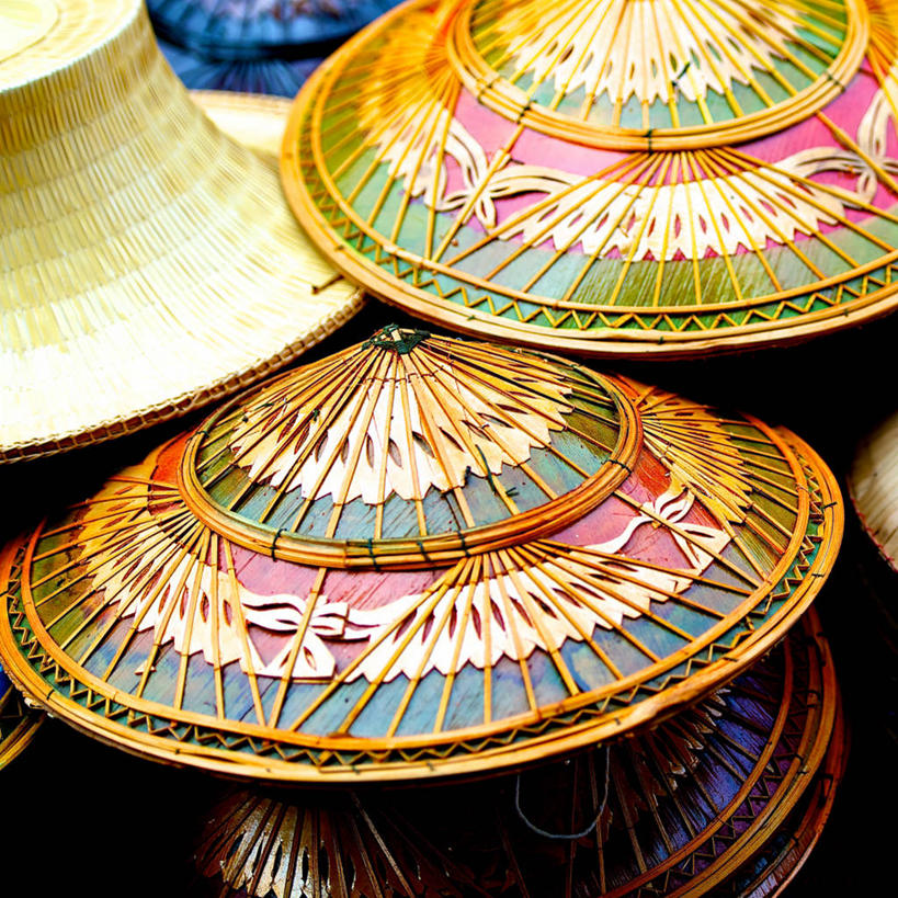 无人,方图,特写,时尚,帽子,泰国,摄影,多样,选择,设计,彩图