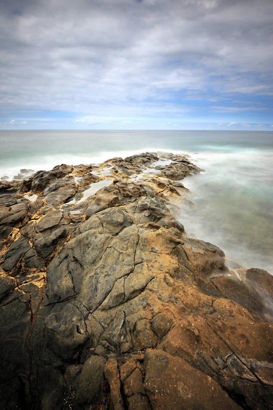 无人,竖图,室外,白天,长时间曝光,海洋,西班牙,小的,水平线,云,自然,摄影,宁静,岩层,大西洋群岛,岩石,彩图,半岛