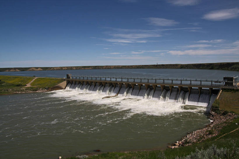 无人,横图,室外,白天,海浪,水,建筑,加拿大,流水,云,水坝,天空,自然,摄影,能源,宁静,水力发电,彩图