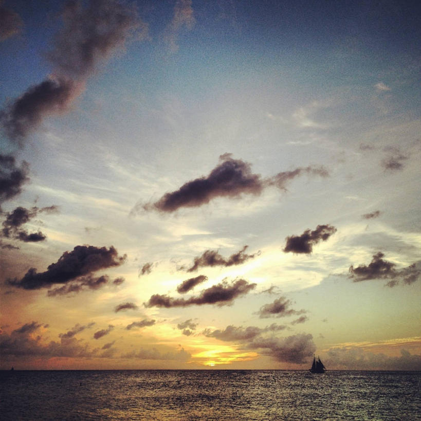 帆船,无人,方图,室外,海洋,美景,日落,景观,水平线,云,风景,天空,自然,景色,运输,摄影,宁静,自然风光,荷属圣马丁,彩图