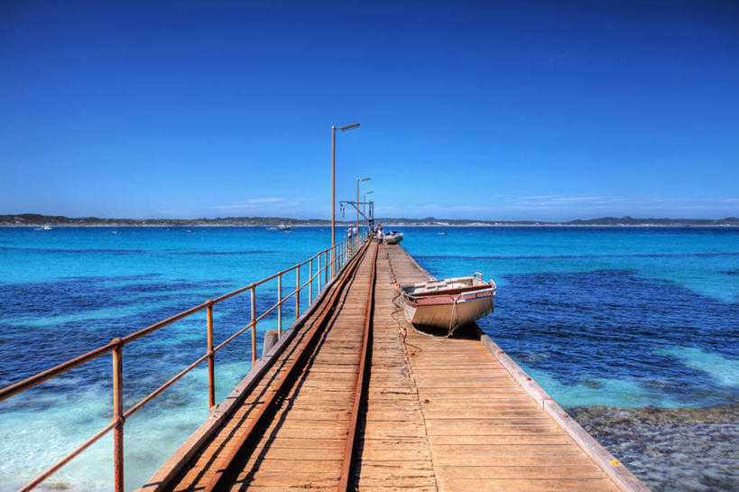 无人,栏杆,横图,室外,白天,旅游,度假,美景,船,澳大利亚,停靠,木制,景观,娱乐,天空,自然,享受,休闲,景色,放松,运输,摄影,宁静,停泊,自然风光,袋鼠岛,南澳大利亚,彩图