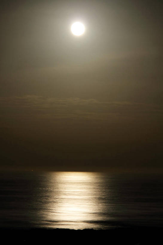 无人,竖图,室外,夜晚,海洋,英国,反射,水平线,云,满月,风景,自然,摄影,宁静,海滩,彩图