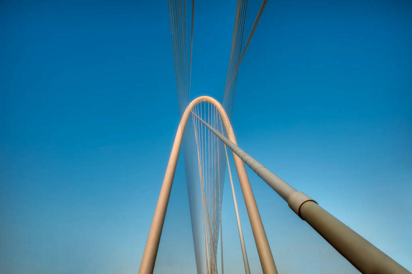 无人,横图,室外,白天,建筑,美国,金属,桥,联系,摄影,支撑,德克萨斯,万里无云,达拉斯市,彩图