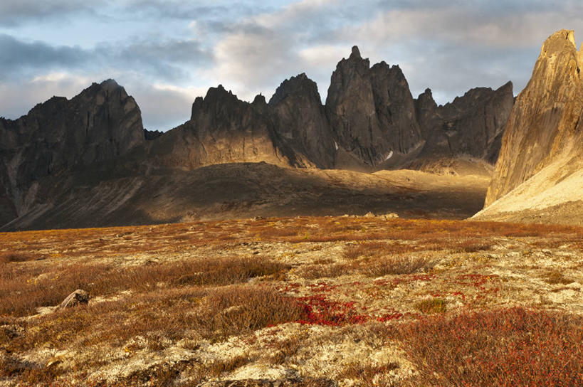 无人,横图,室外,白天,山,加拿大,地形,云,风景,天空,自然,摄影,灌木,宁静,育空地区,岩石,彩图